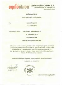 legalizacja gaśnic pruszków